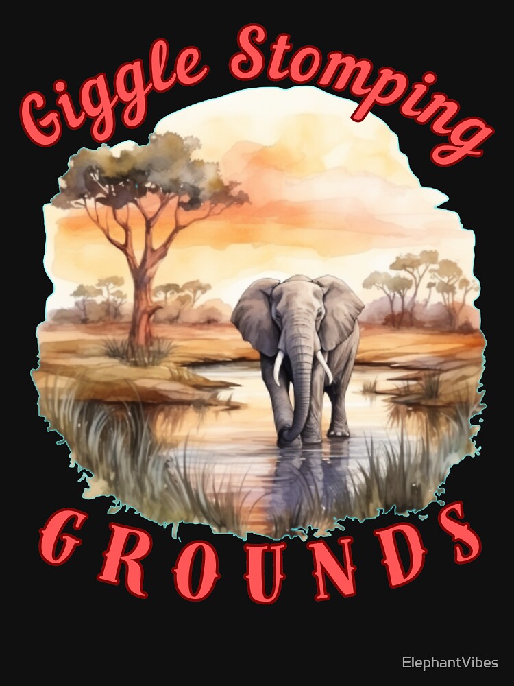 Giggle Stomping Grounds. happy elephant by ElephantVibes