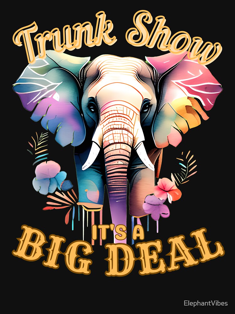 Trunk Show: It's a Big Deal. elephant portrait by ElephantVibes