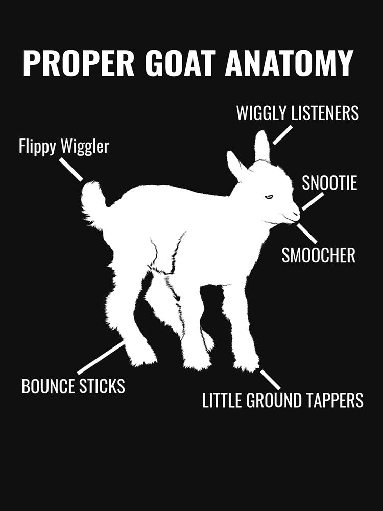 Proper Goat Anatomy Cute Animal Lover by RyanMoller