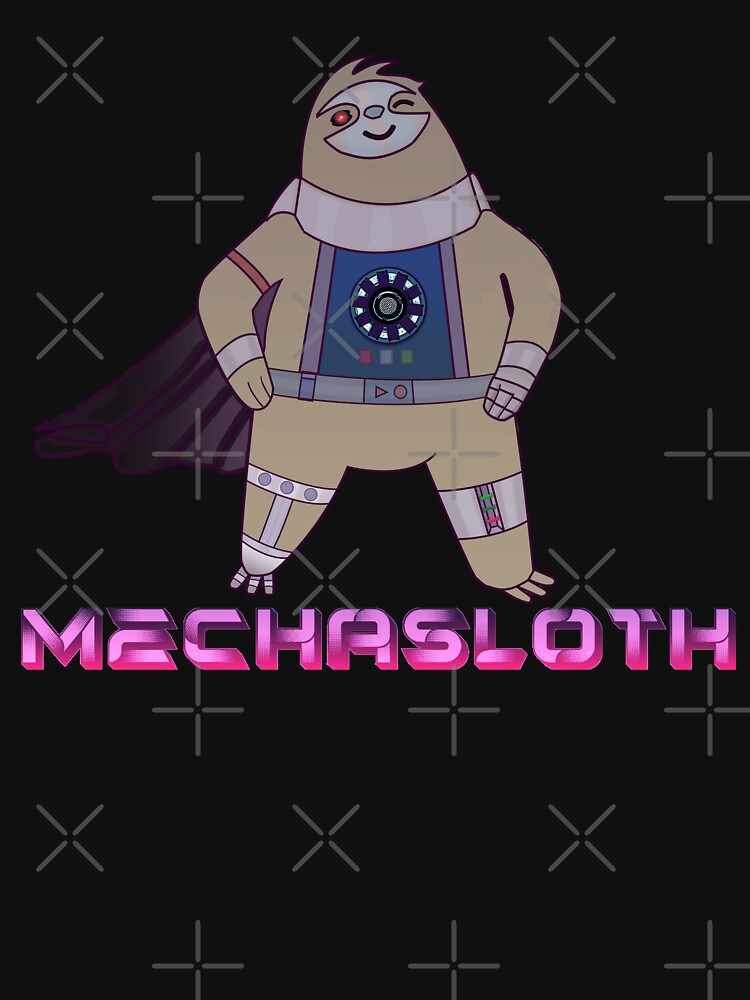Mechasloth the Cyborg Sloth by lazarosdesign