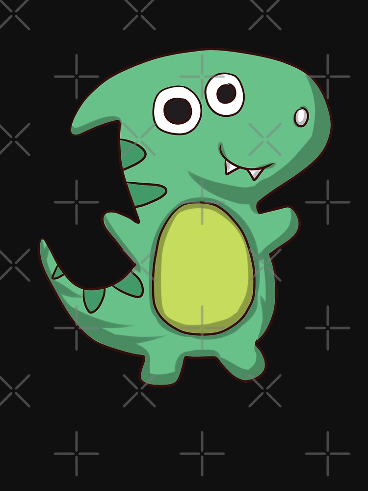Cute Green Dinosaur For Kids #3 by SalahBlt