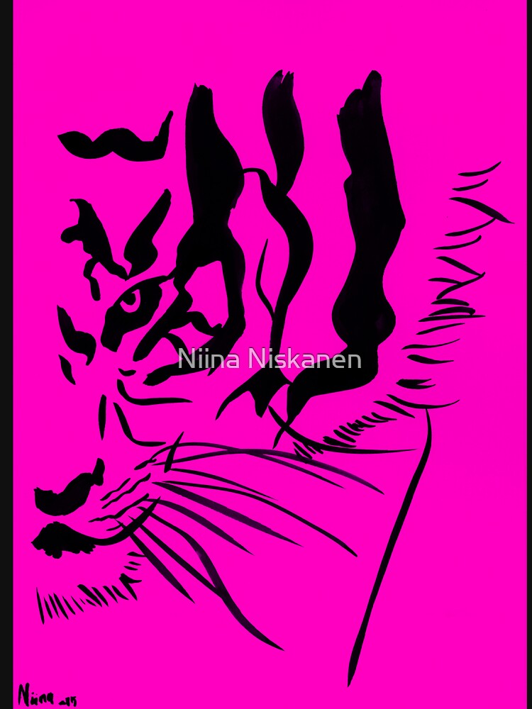 Eye of the Tiger - Pink & Black by Niina Niskanen