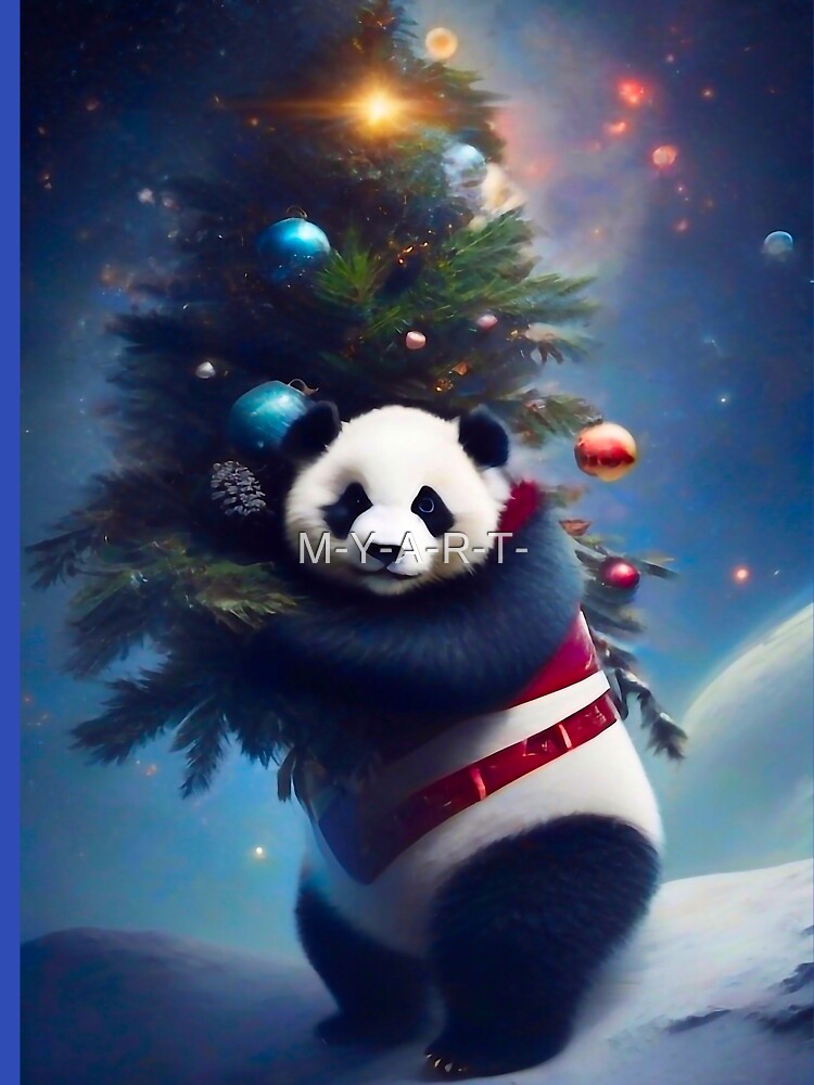 Christmas panda by M-Y-A-R-T-