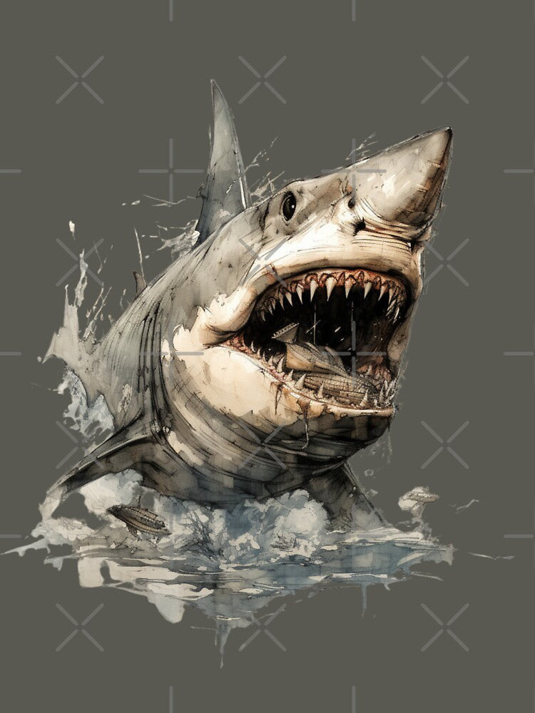 A Shark Sketch by Sketch-Shack