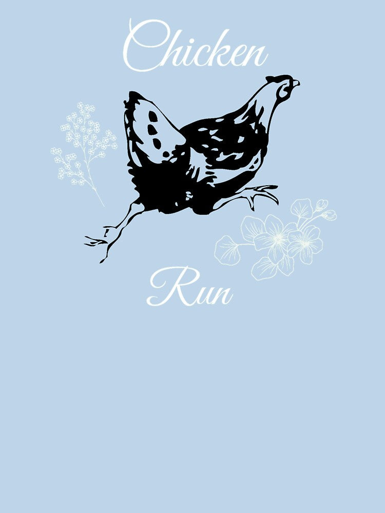 Chicken Run Floral Print by Cluckin' Mad