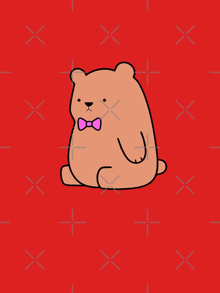 Bear with Pink Bowtie by FreshPond