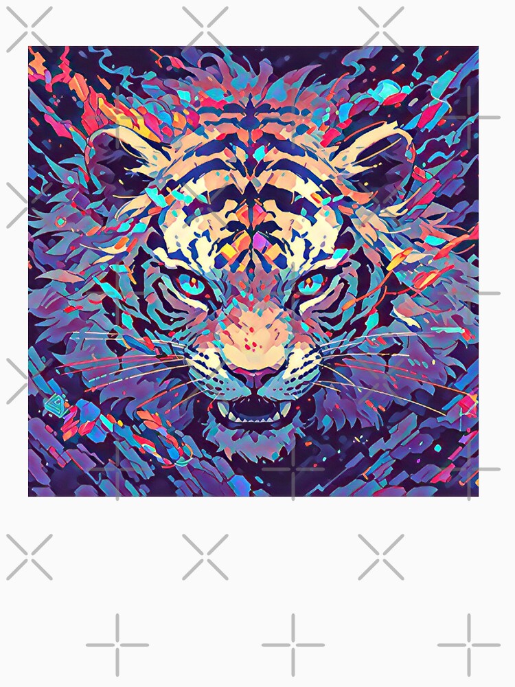 Colorful Bengal Tiger Art by TheAnimalZ00