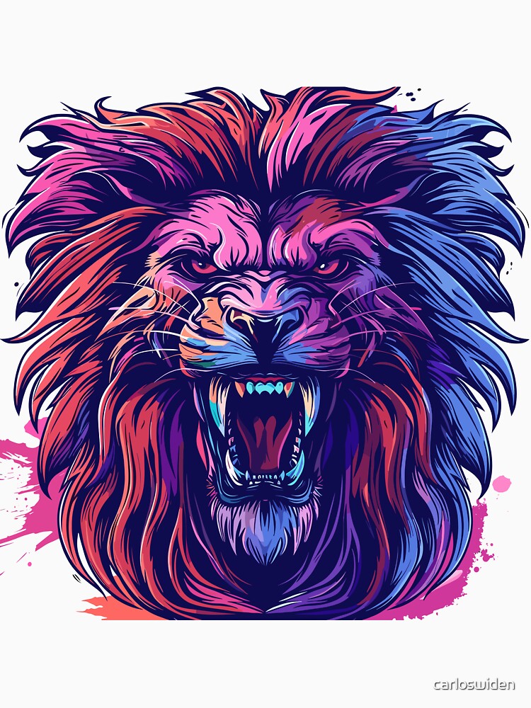 Angry Lion by carloswiden