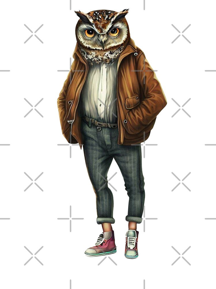 Hipster Owl V1 by HipsterAnimals