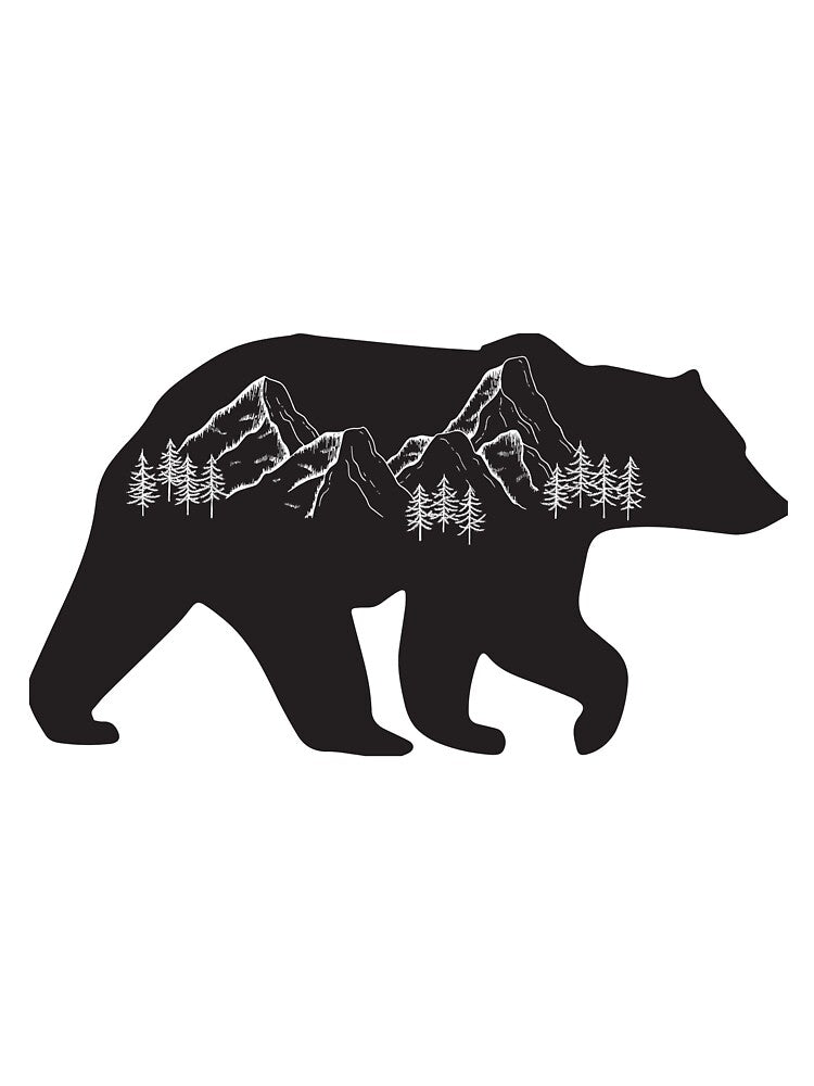 Bear with mountains by kocakashop