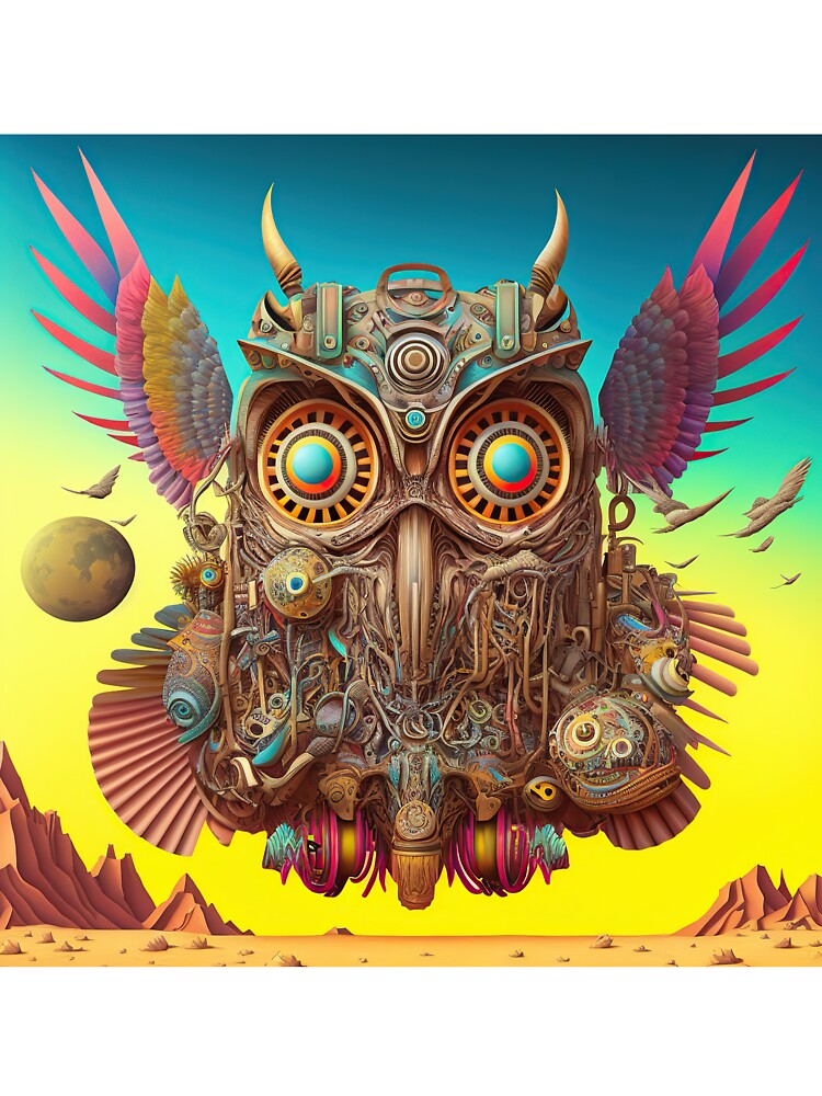 psychedelic owl by IA-Power