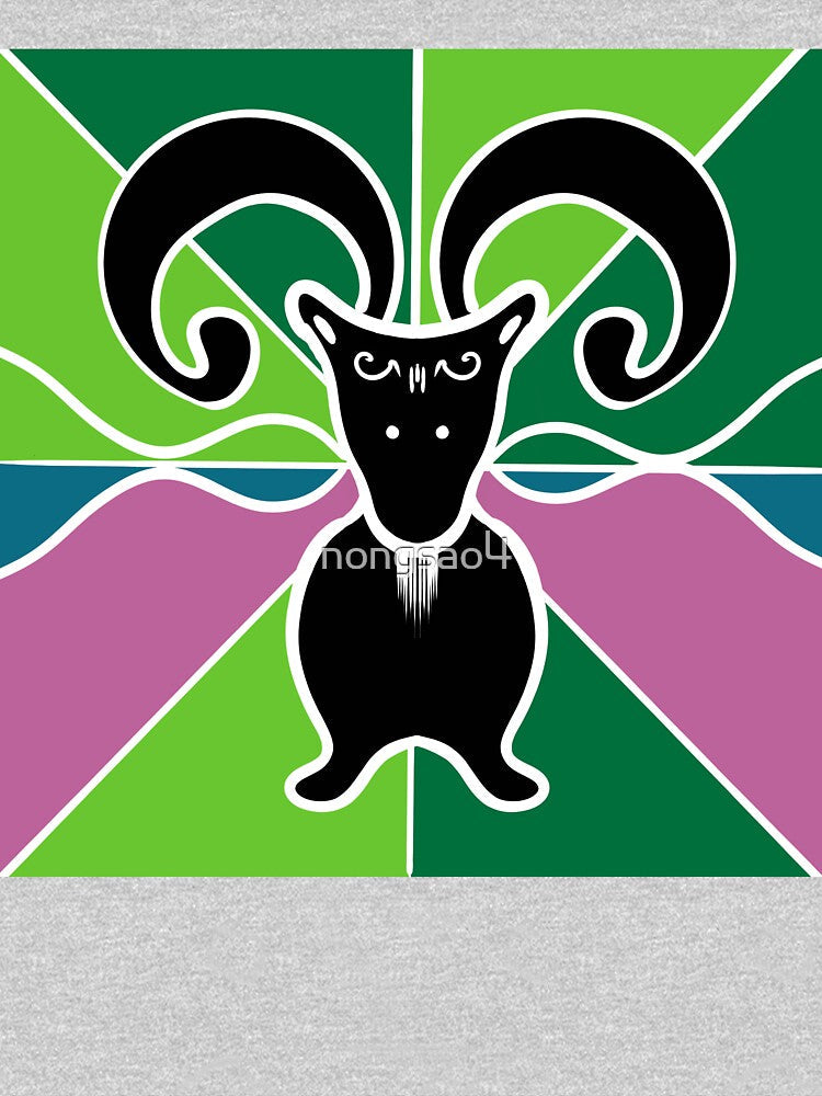 Colorful goat cartoon by nongsao4