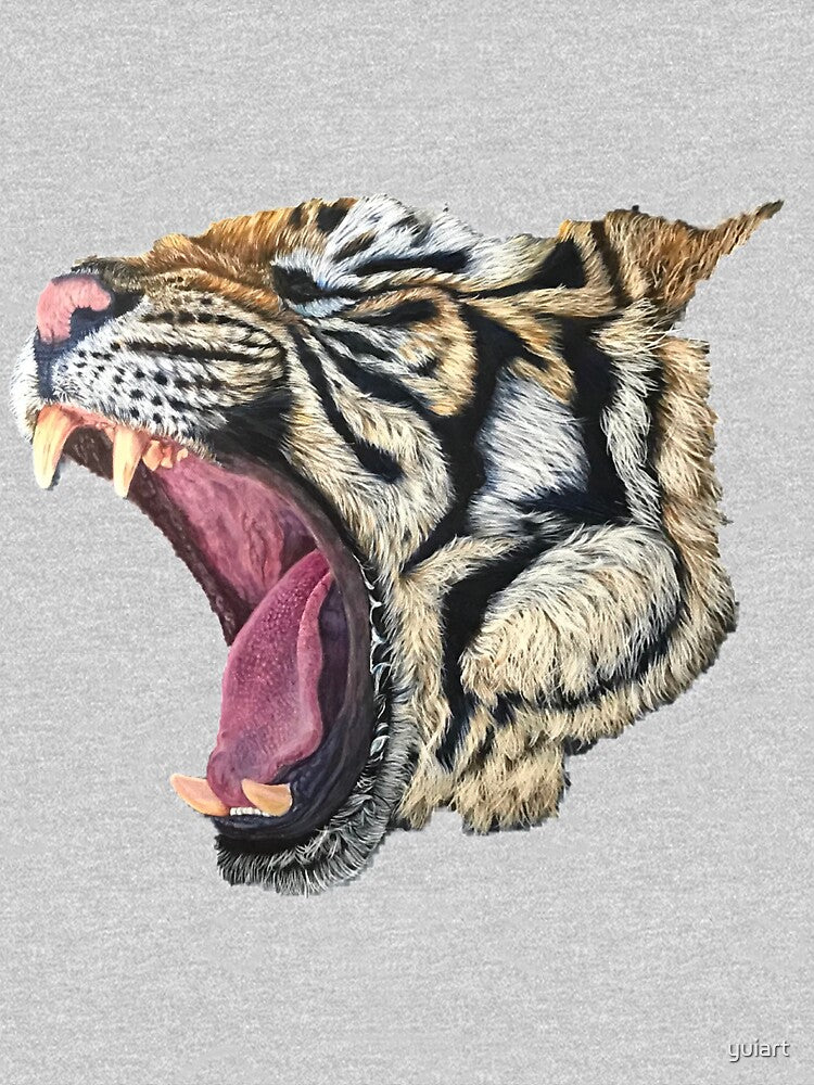 Tiger Roaring by yuiart