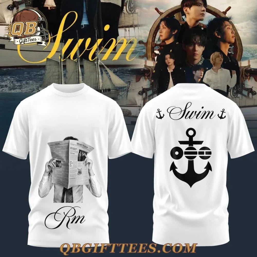 Rm BTS Swim Arirang Album Mixed Mesh Edition Shirt