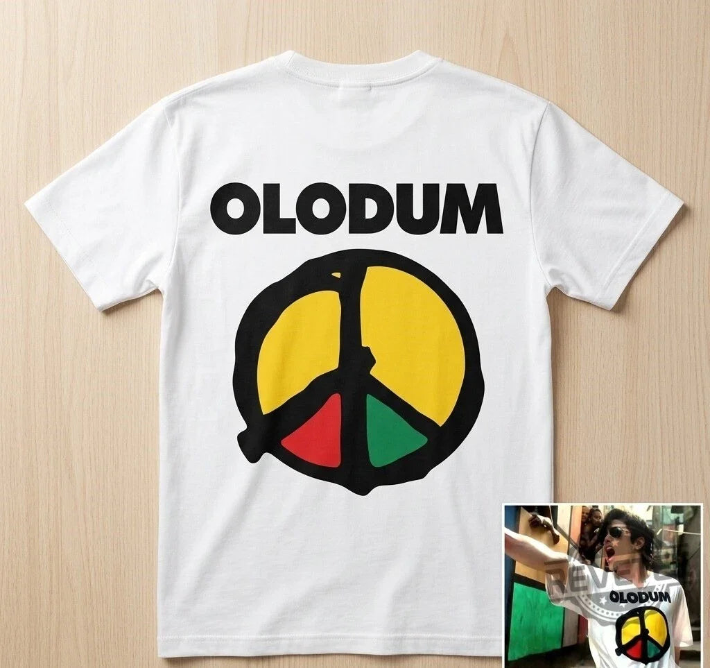 Michael Jackson They Dont Care About Us Olodum Brazil Logo T shirt S-5XL