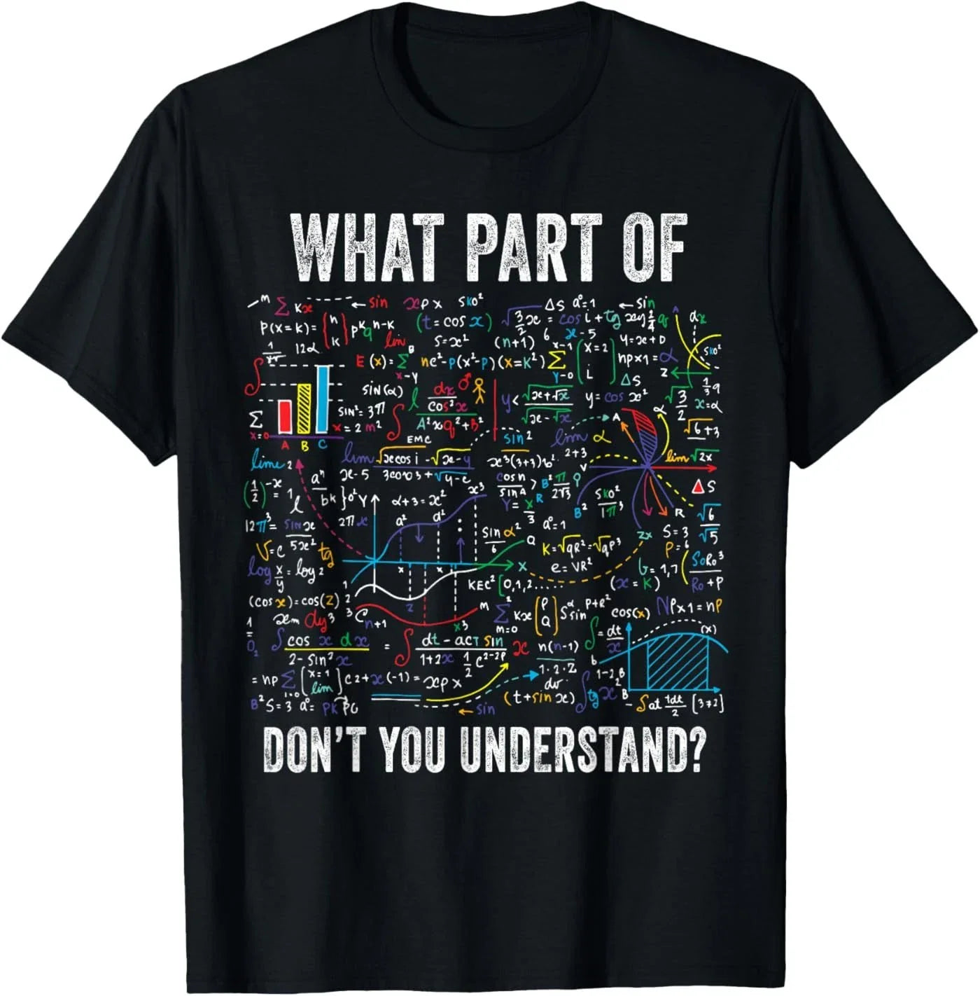What Part of Don’t You Understand Funny Math Sarcastic T-Shirt