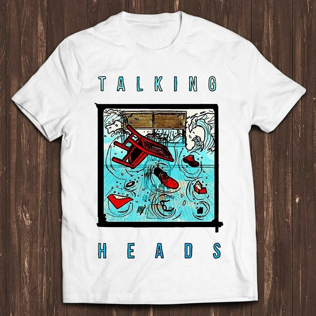 Talking Heads Stood Small Cottage Vintage Music Meme Unisex T Shirt Tee
