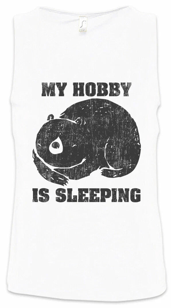 My Hobby Is Sleeping Mens Tank Top Chilling Chiller Lazy Bear Bears