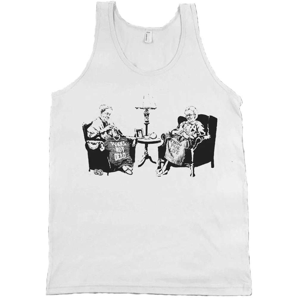 Banksy Punk and Thug Grannies Bella + Canvas Tank Top Shirt ALL SIZES & NEW