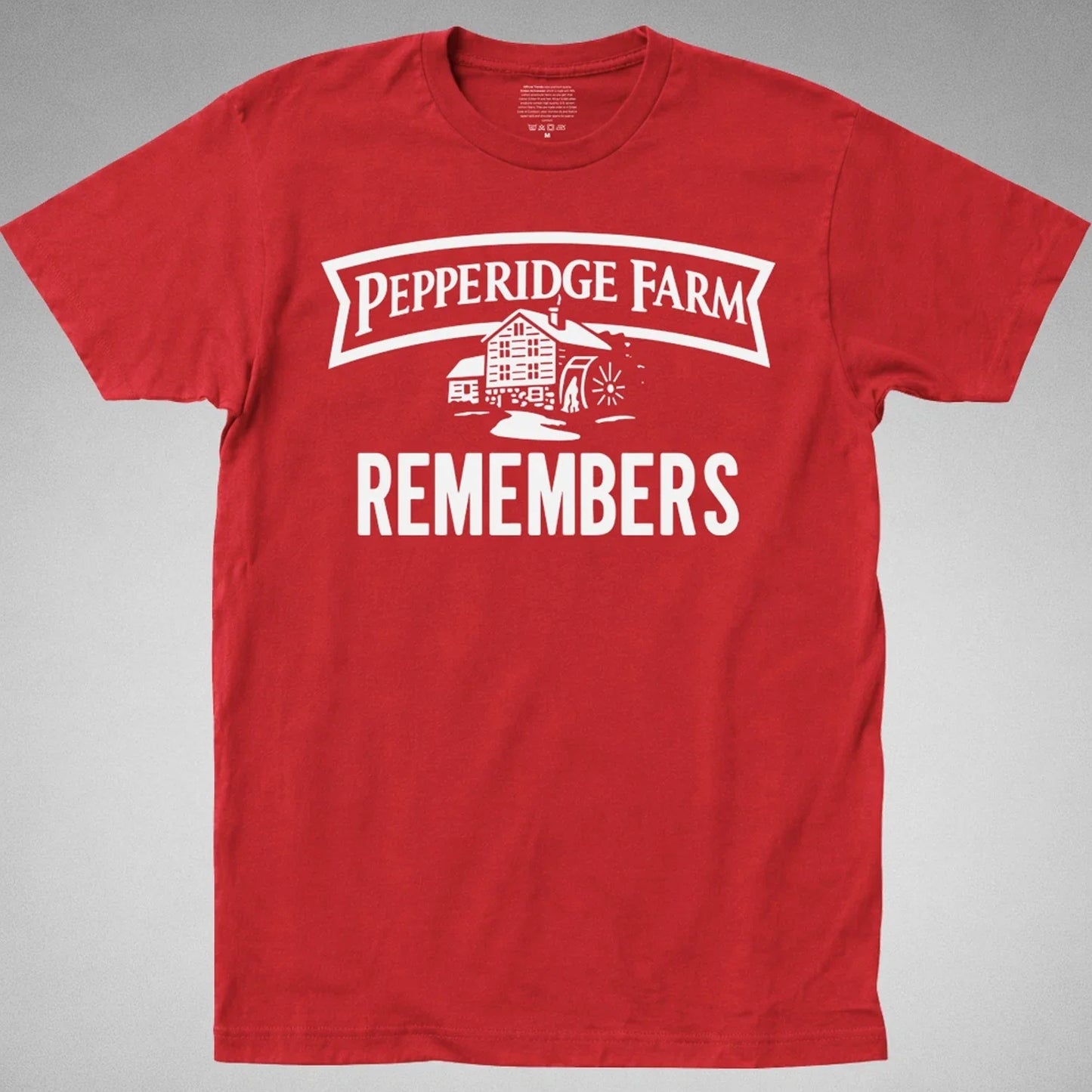 Pepperidge Farm remembers T-Shirt funny meme gag 70s 80s 90s retro logo crackers