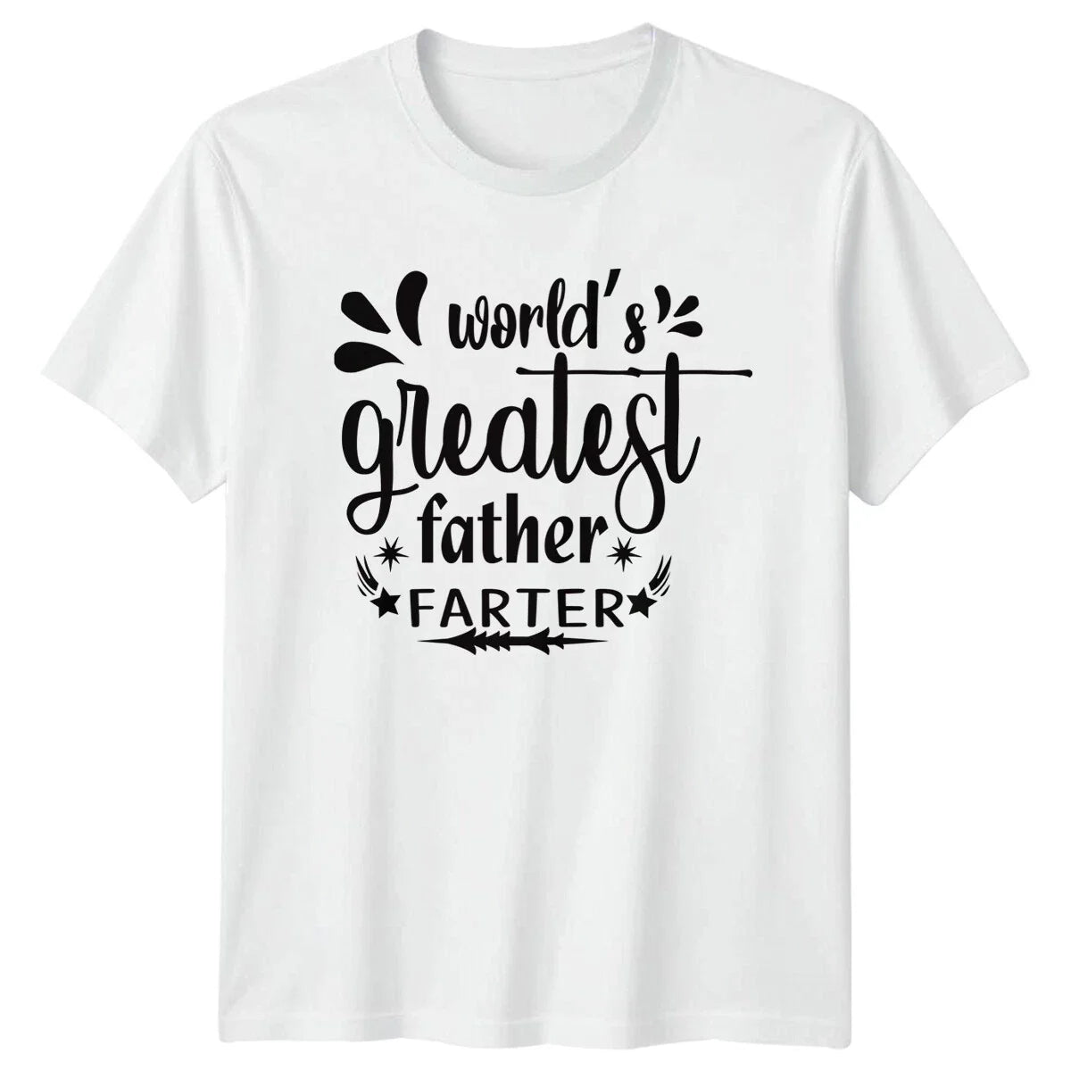 Worlds Greatest Father Farter T-Shirt Funny Dad Joke T-Shirt