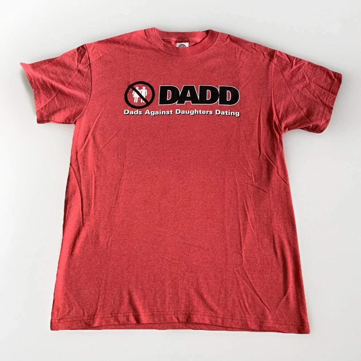 Dad Joke Humor Novelty Tee Dads Against Daughters Dating Red Adult Tshirt Medium