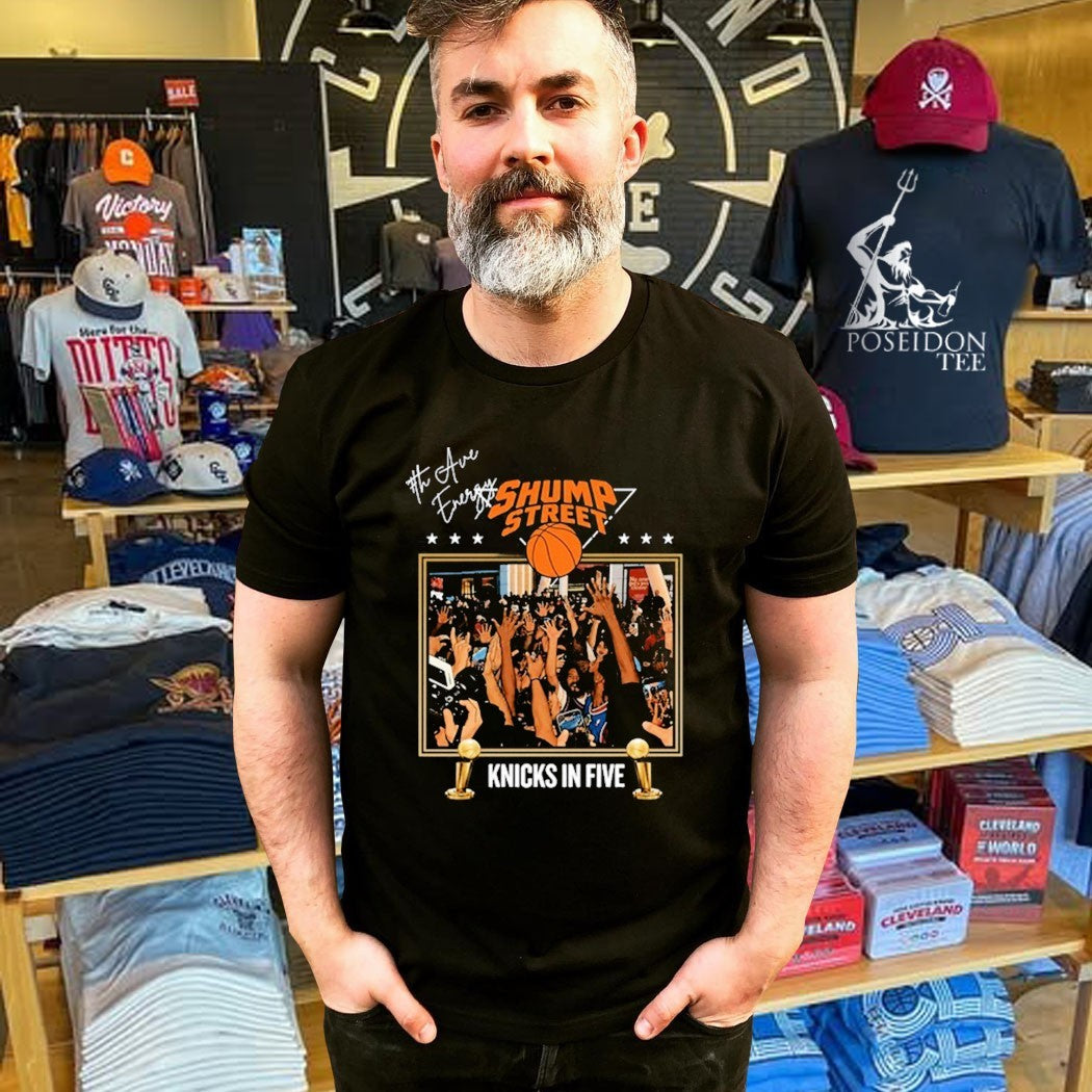 Shump Street Man Of The People Championship New York Knicks T-shirt