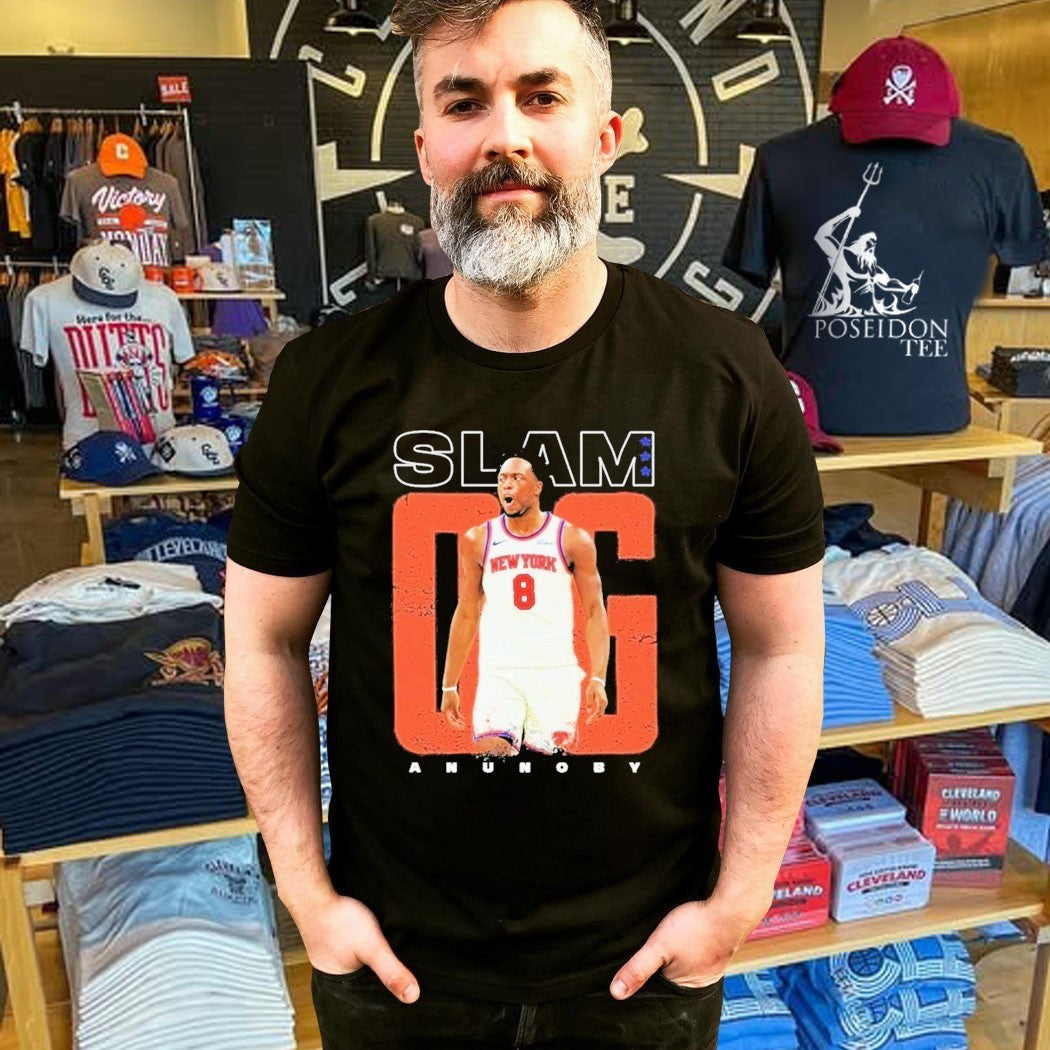 Slam New York Knicks Og Anunoby Heavy Nba 2026 T-shirt