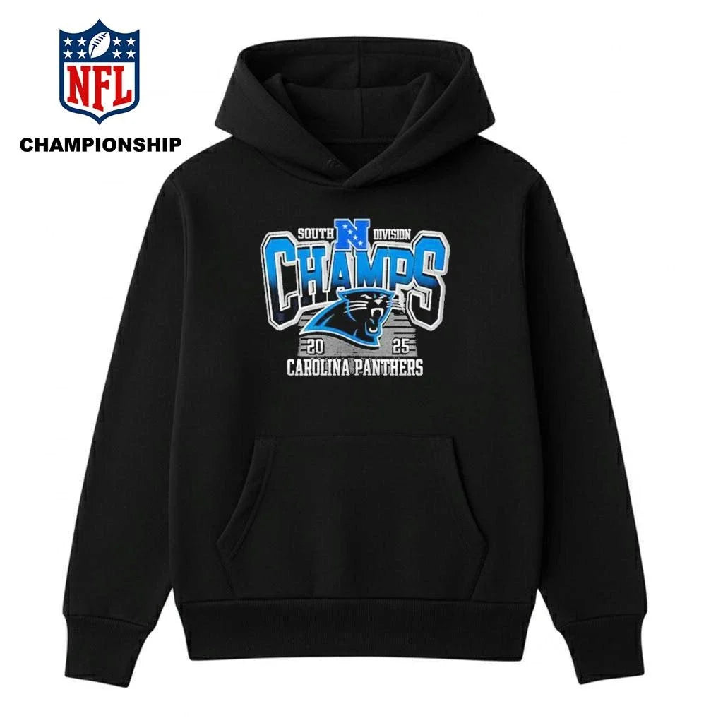 South Division Champs 2025 Carolina Panthers Logo Shirt