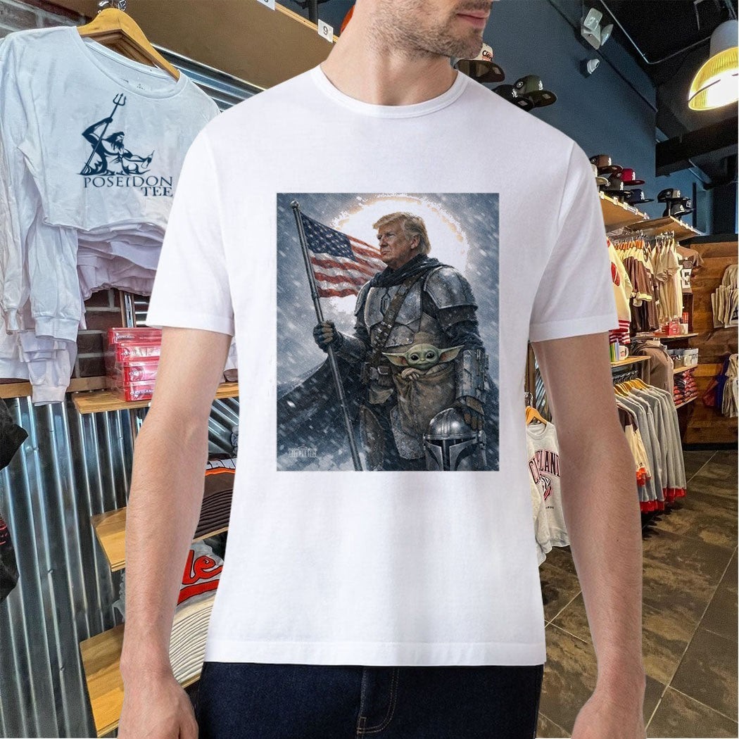 Star Wars Donald Trump This Is The Way Mandalorian Grogu T-shirt