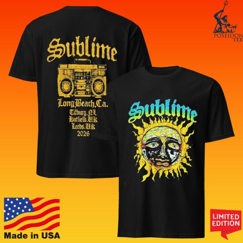 Sublime 2026 Netherlands And Uk Tour T-shirt