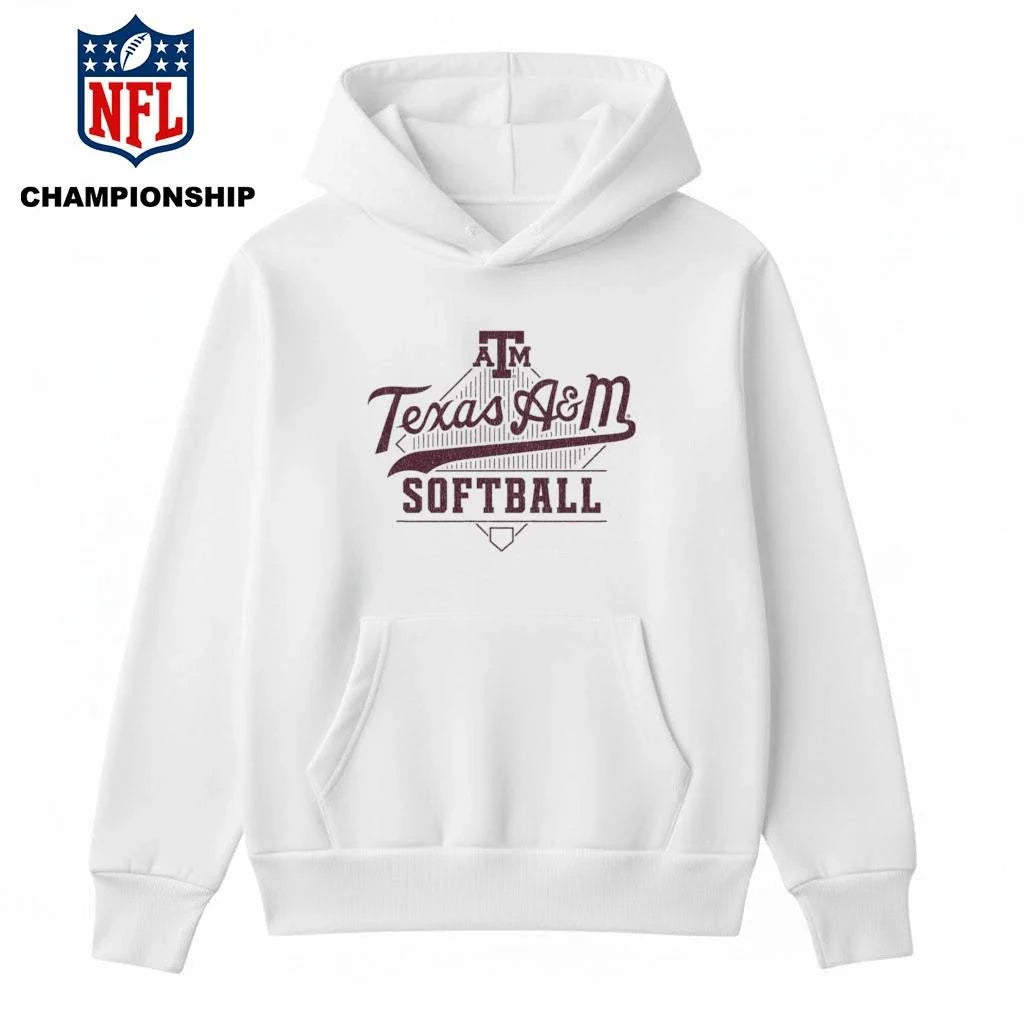 Texas A&M Softball Script Home Plate Shirt