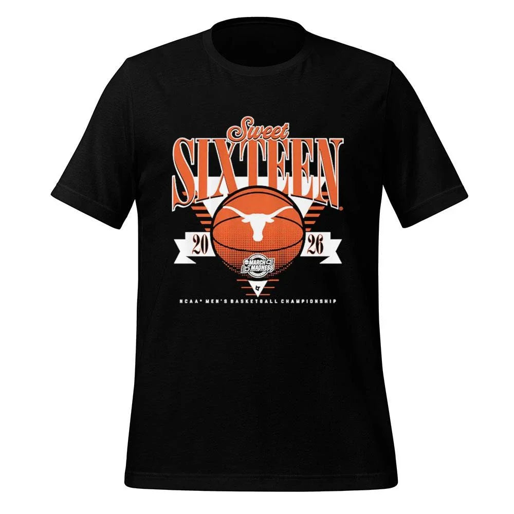 Texas Longhorns MBB 2026 Sweet Sixteen Shirt