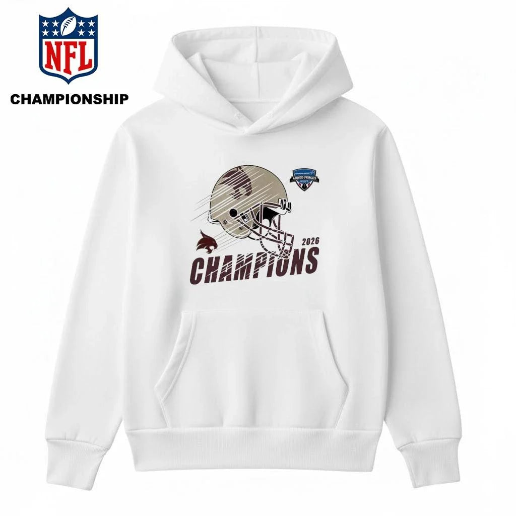 Texas State Bobcats Football Named To Champions 2026 Lockheed Martin Armed Forces Bowl Shirt
