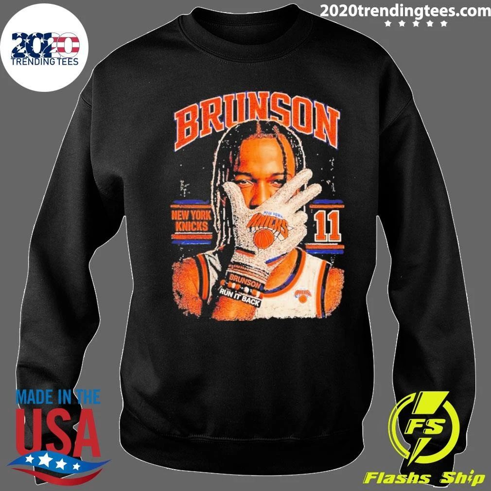Jalen Brunson New York Knicks Basketball Player Jersey 11 Run It Back Shirt