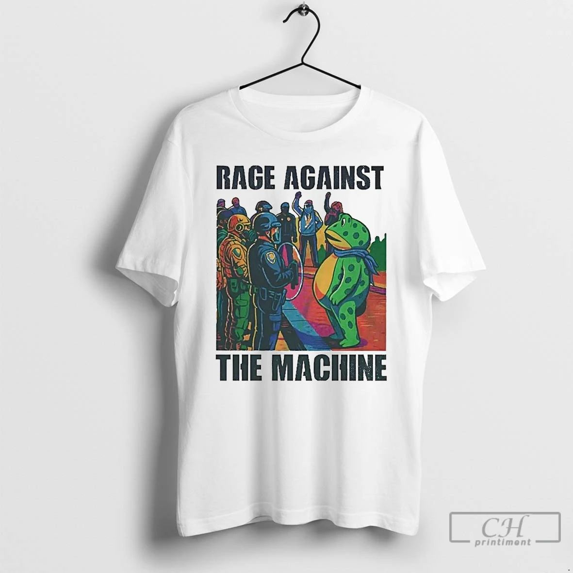 Classic Portland Frog Rage Against The Machine Anti Ice T Shirts