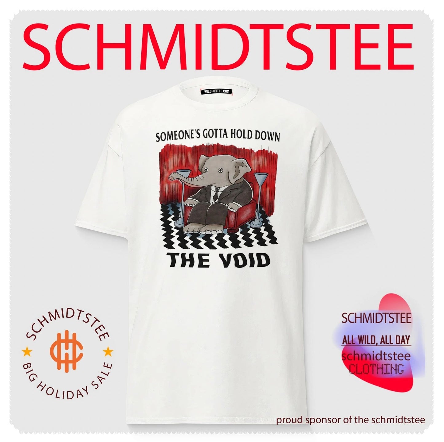 Someone’s Gotta Hold Down the Void Twin Peaks Elephant shirt