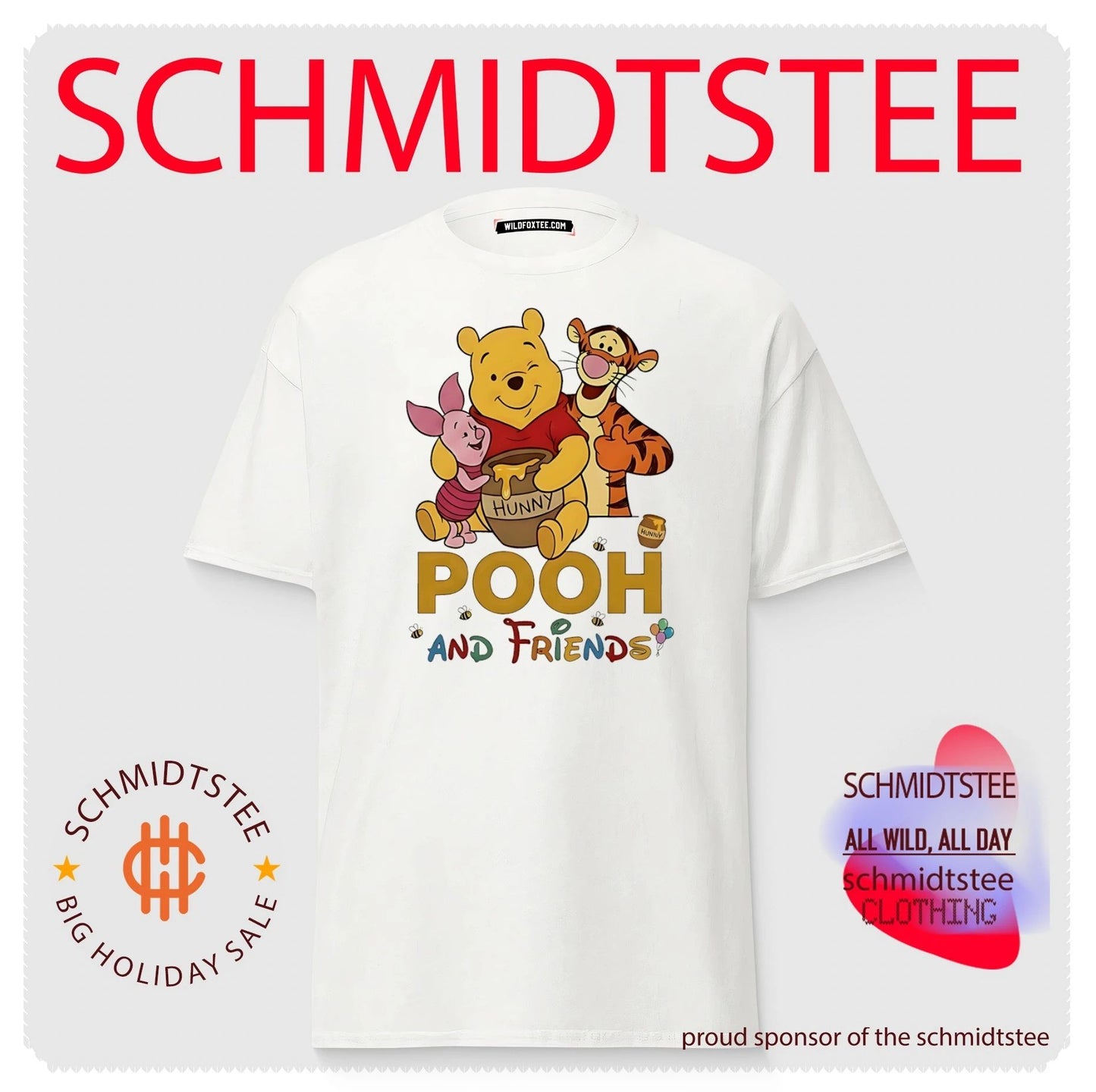 Winnie the Pooh Piglet and Tigger Hunny Pot shirt