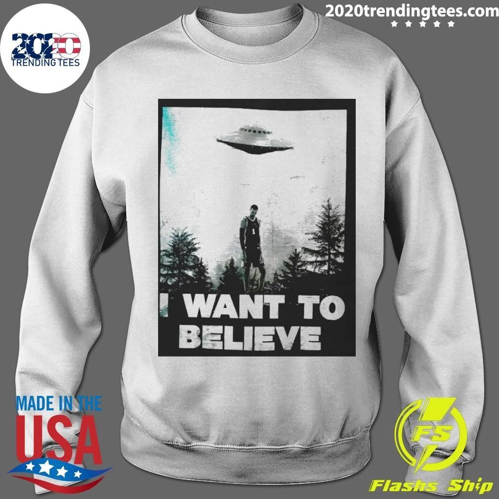 Ufo San Antonio Spurs Basketball I Want To Believe Vintage Shirt