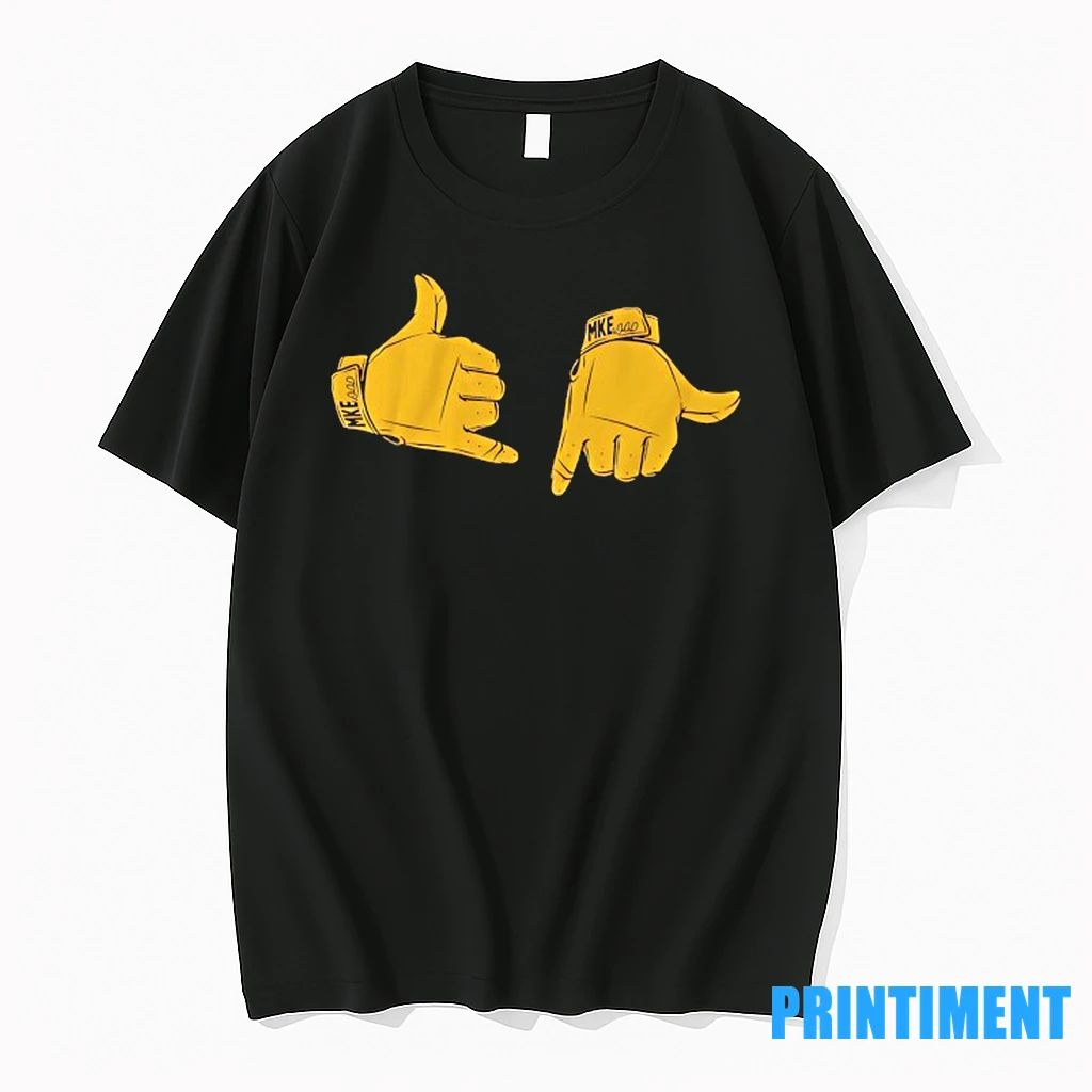 Call Ended Hands Sign Milwaukee Brewers Baseball Tshirts Sweater