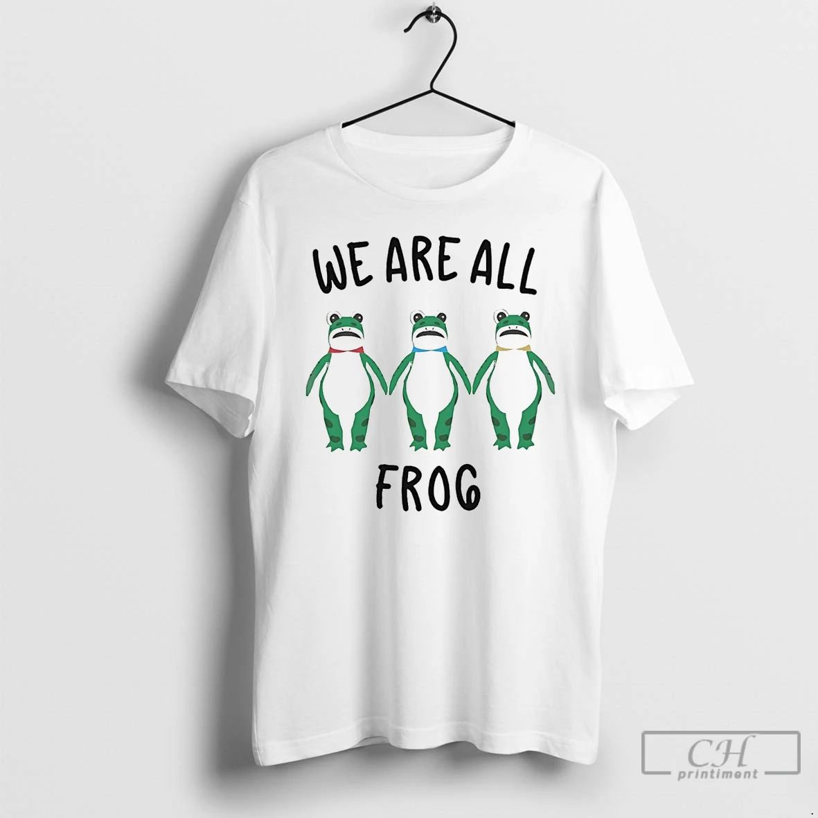 Classic We Are All Portland Frog T Shirts
