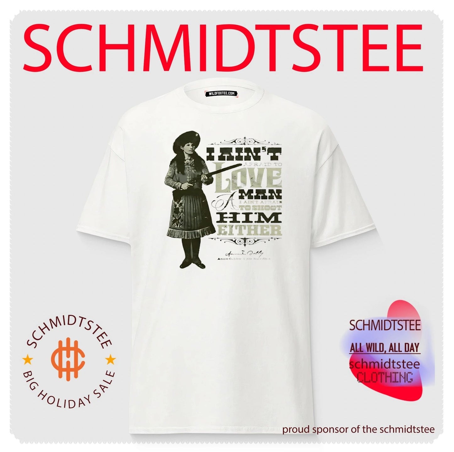 Annie Oakley Aint Afraid to Love Aint Afraid to Shoot shirt