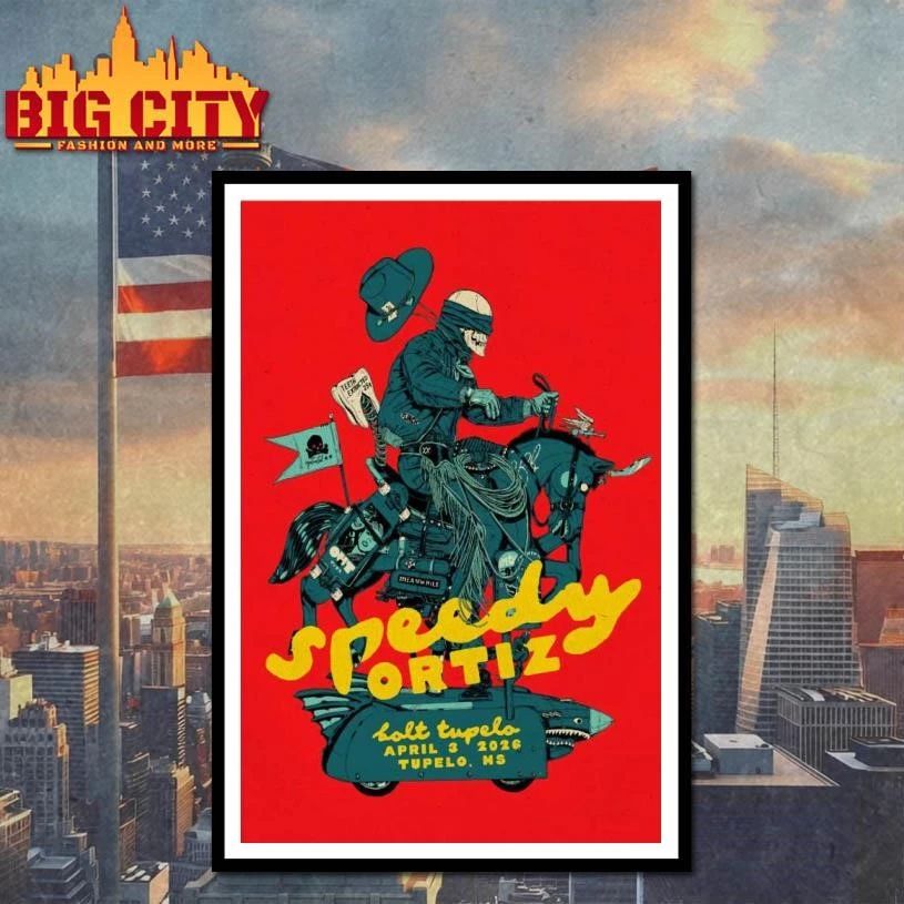 Speedy Ortiz Concert Tour at Bolt Tupelo April 3, 2026 Poster Shirt