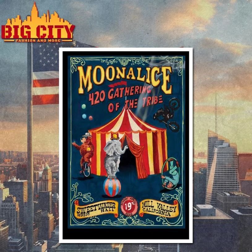 Moonalice Apr 19 2026 Sweetwater Music Hall in Mill Valley CA Poster Shirt