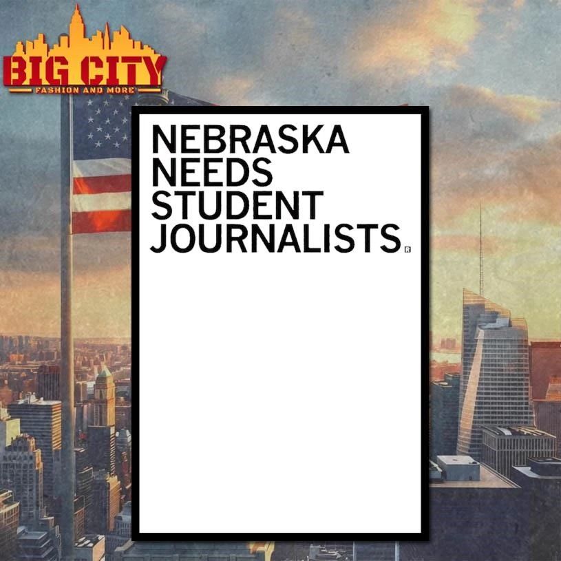 Nebraska Needs Student Journalists Text Shirt