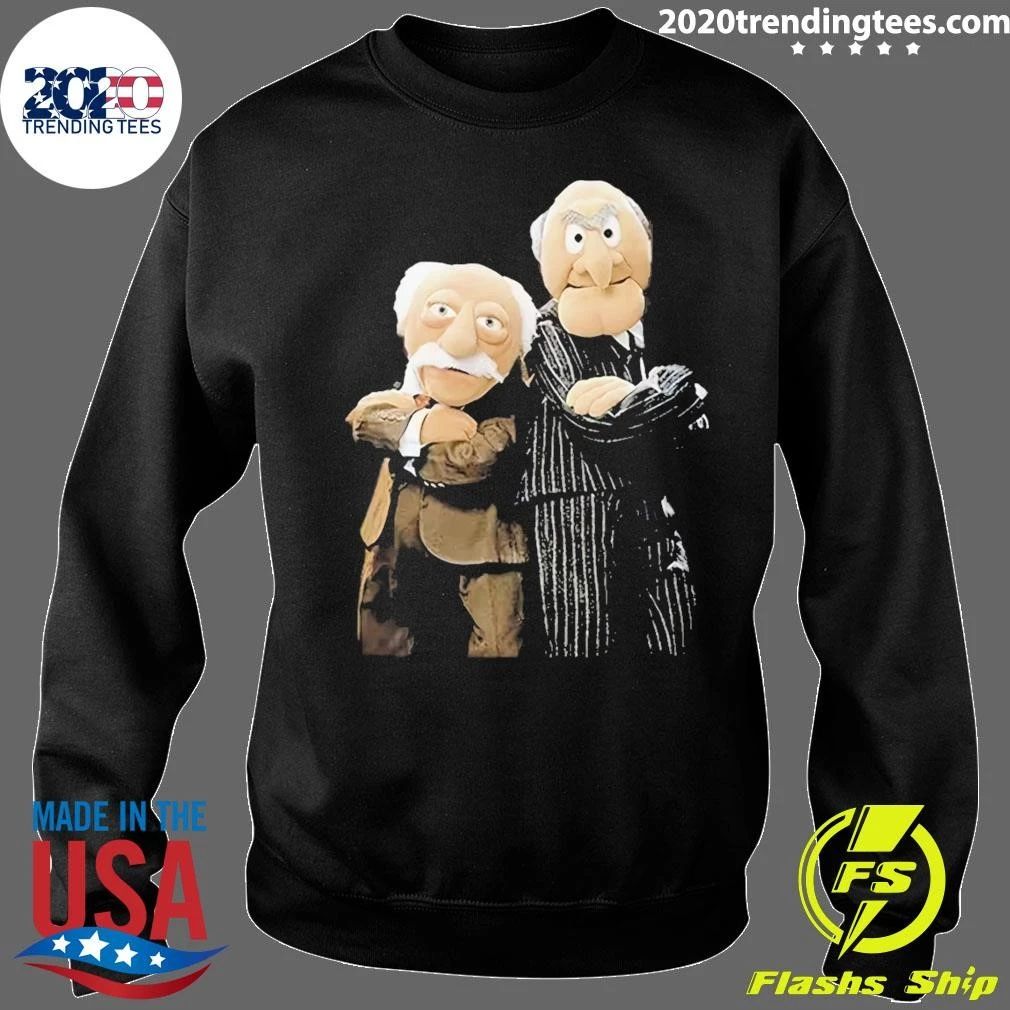 The Muppet Show Statler and Waldorf Black Shirt