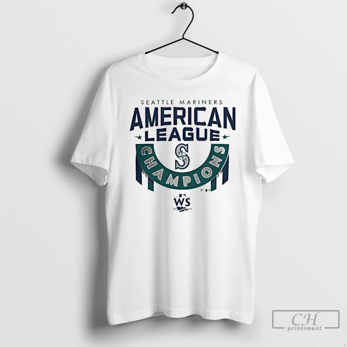 Classic Seattle Mariners 2025 Mlb American League Champions Baseball T Shirts