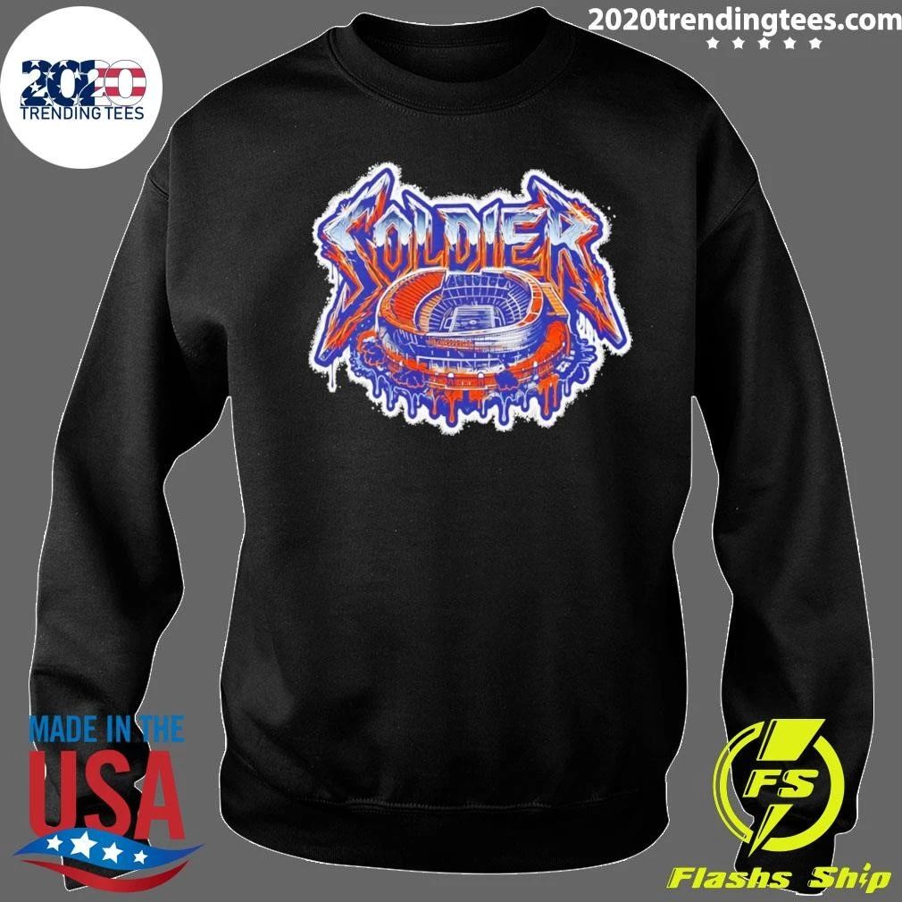 Chicago Bears Stadium Football Field Illustration Soldier Field Shirt