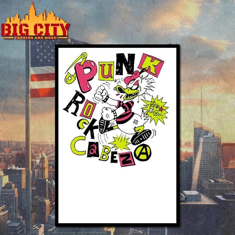 Generación Punk Punk Rock Cabeza Graphic Shirt