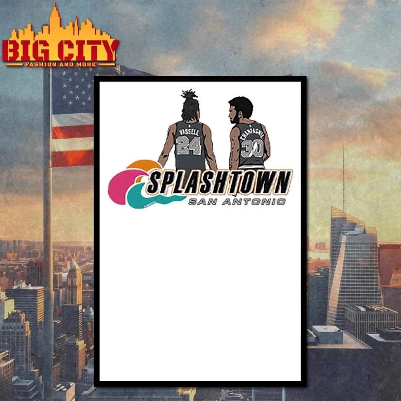 Devin Vassell And Julian Champagnie Splashtown San Antonio Shirt